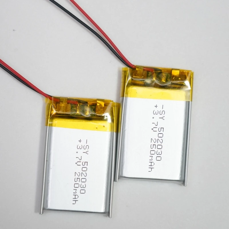 Baterai Polimer Lithium Ion 3,7 V 250mah